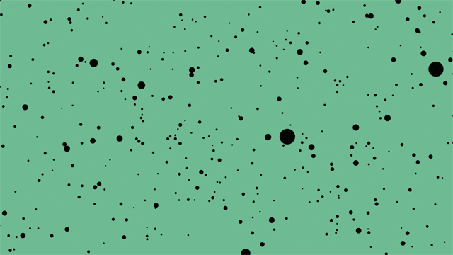 Animation des Worts giraffo auf grünem Hintergrund